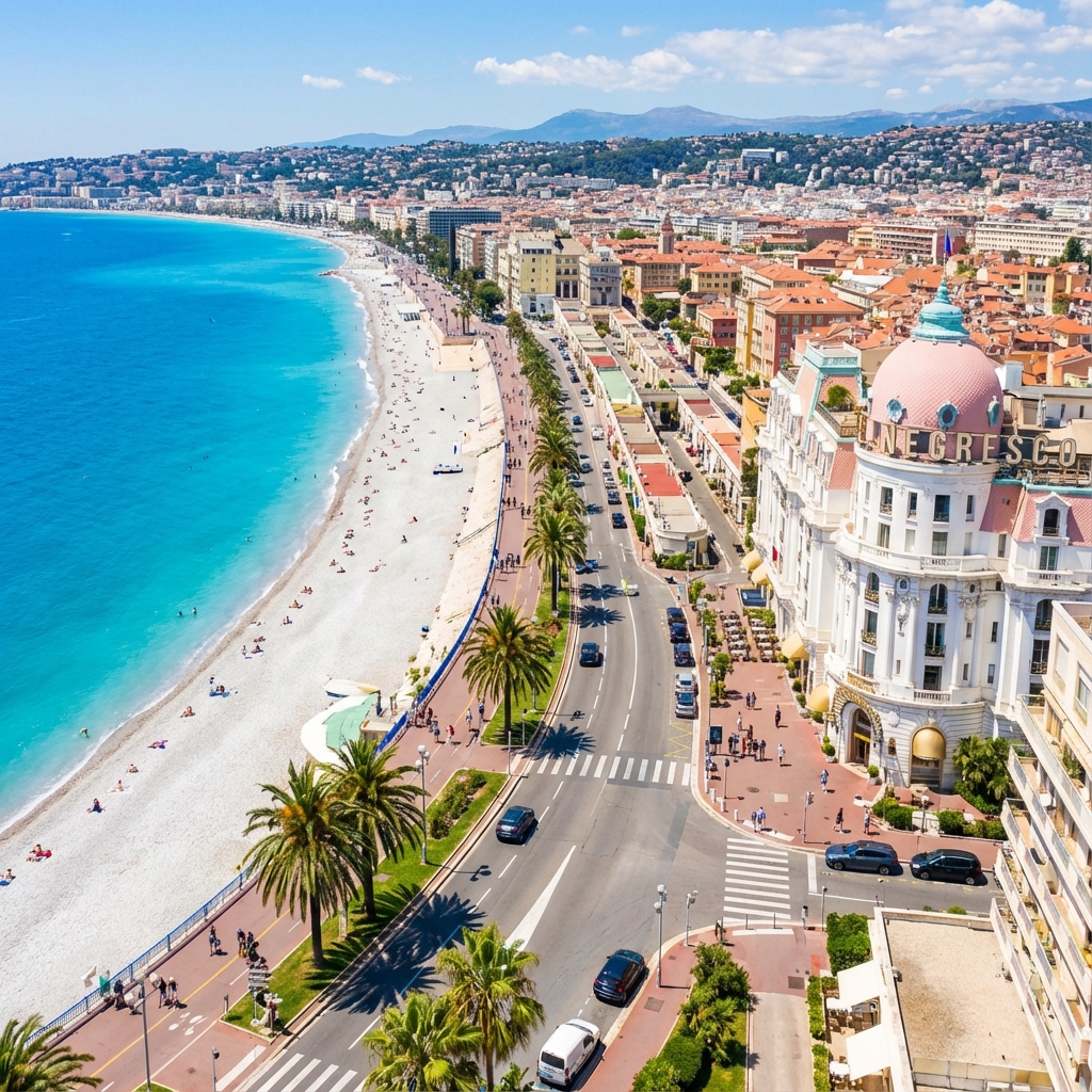 Трансфер личный водитель Ницца Английская набережная